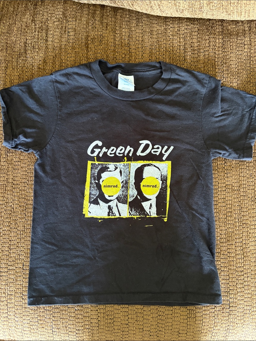 Kids' Black Band Shirt Green Day Nimrod T-Shirt